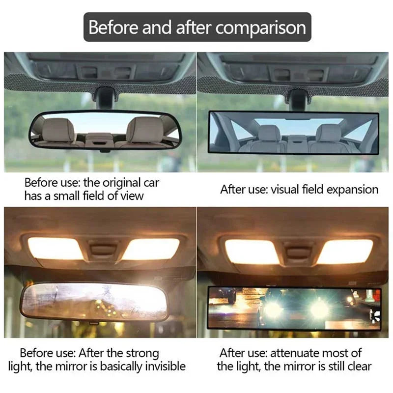 Ultimate Wide-View Anti-Glare Mirror™