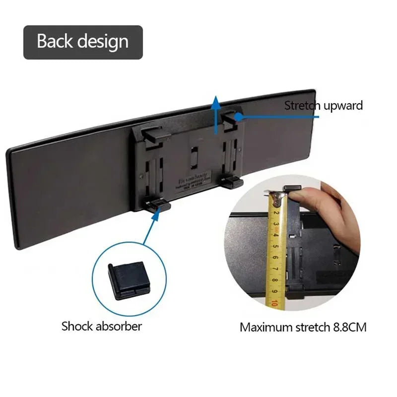 Ultimate Wide-View Anti-Glare Mirror™