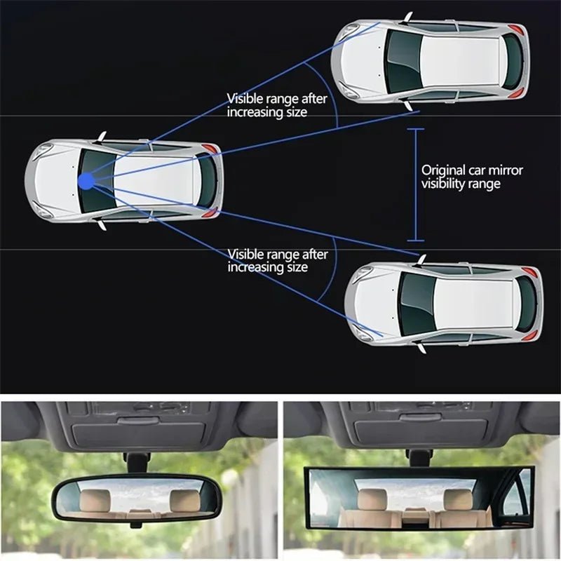 Ultimate Wide-View Anti-Glare Mirror™